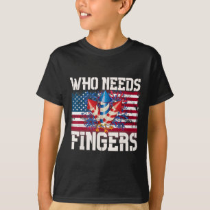 Wer Fingers-Feuerwerke braucht T-Shirt