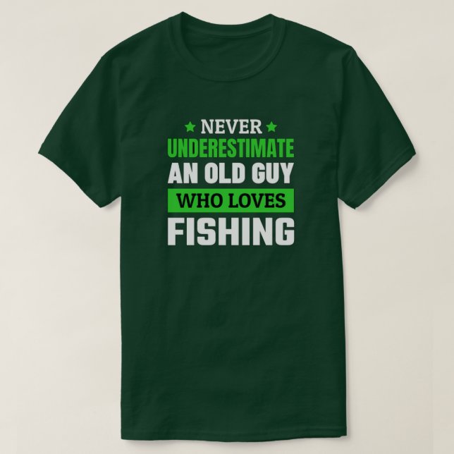 WER FISCHEN LIEBT T-Shirt (Design vorne)