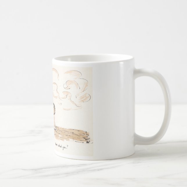 "wer fragte Sie? " Tasse (Rechts)