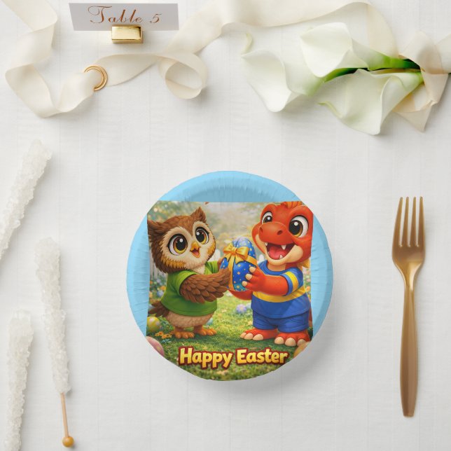 Wer frohe Ostern Kinder Feiertag Papier Schüsseln Pappteller (Hochzeit)