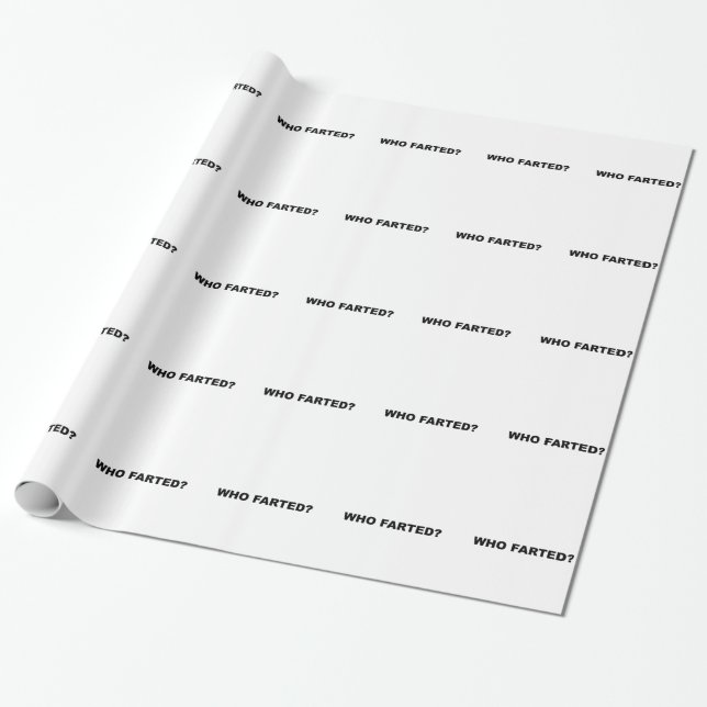 Wer furzte? geschenkpapier (Ungerollt)