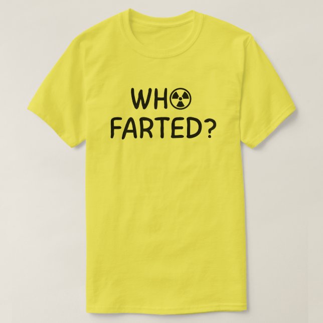 Wer furzte? T-Shirt (Design vorne)