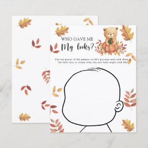 Wer gab mir mein Aussehen-Baby-Duschspiel?