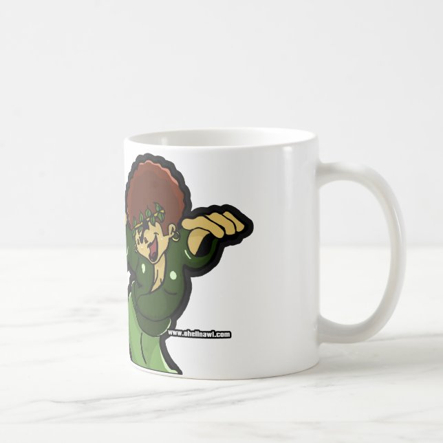 Wer 'gegangener Karo ich Kaffeetasse (Rechts)