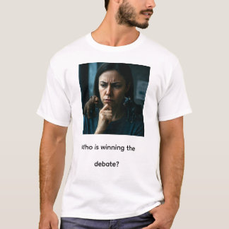 Wer gewinnt die Debatte? T-Shirt