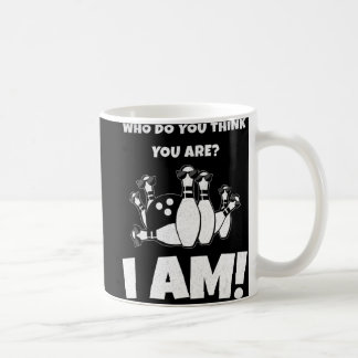 Wer glaubst du, ich bin Vintager Bowling? Kaffeetasse