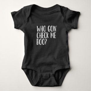 Wer Gon Karo ich Boo? Baby-Bodysuit Baby Strampler