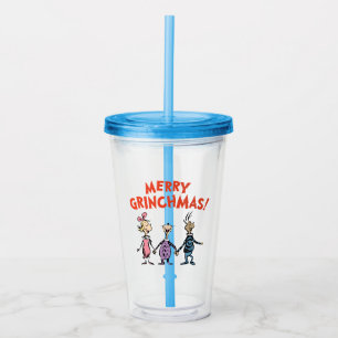 Wer Händchen hält Frohe Grinchmas Acryltrinkbecher