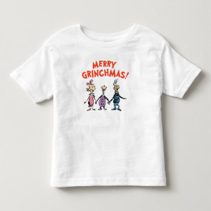 Wer Händchen hält, frohe Grinchmas Kleinkind T-shirt