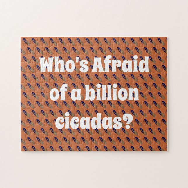 Wer hat Angst vor einer Milliarde Kikadas? Puzzle (Horizontal)