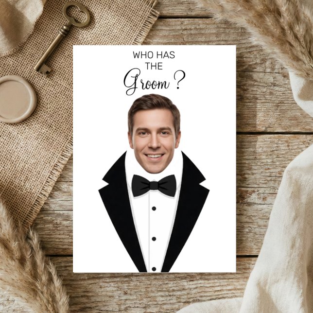 Wer hat das Groom Scratch Off Game Bridal Shower T Dankeskarte (Von Creator hochgeladen)