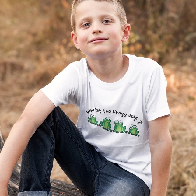 Wer hat die Frösche Gelassen? T-Shirt (Von Creator hochgeladen)