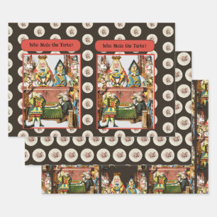 Wer hat die Tarts gestohlen? King Queen Geschenkpapier Set