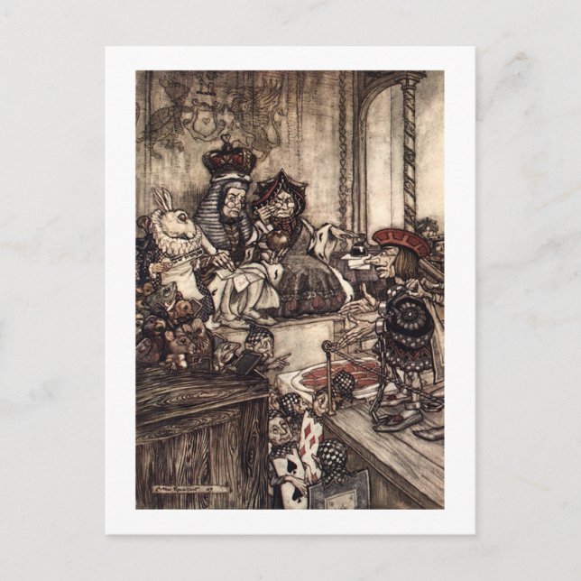 Wer hat die Tarts gestohlen? Postkarte (Vorderseite)