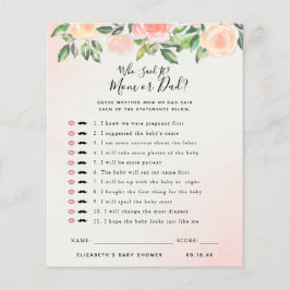 Wer hat es gesagt? | Baby Showspiel