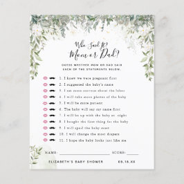 Wer hat es gesagt? | Baby Showspiel