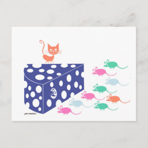 Wer hat meinen Käse bewegt? Postkarte