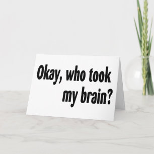 Wer hat mir das Gehirn genommen? Karte