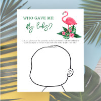Wer hat mir mein Aussehen gegeben? - Rosa Flamingo