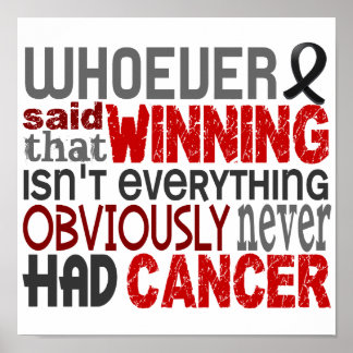 Wer Hautkrebs gesagt hat Poster