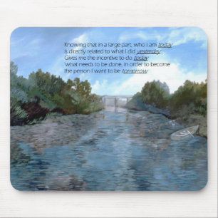 Wer ich heute bin Inspiration Mousepad
