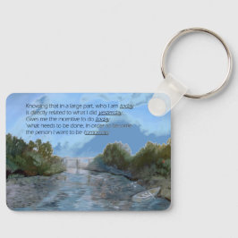 Wer ich heute bin Inspiration Schlüsselanhänger