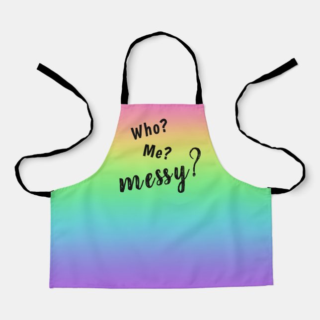Wer? Ich? Junge? Rainbow Children's Schürze (Vorderseite)