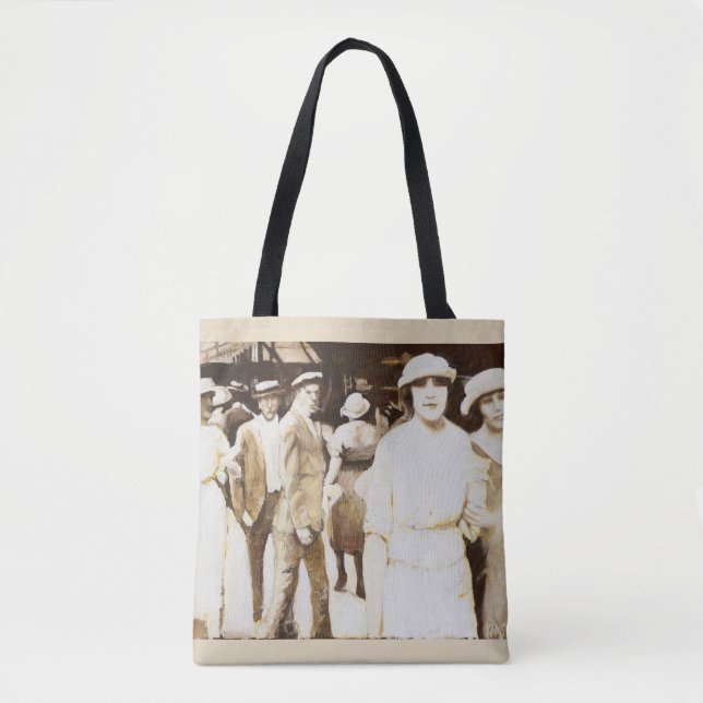 "Wer, ich?" Taschen-Tasche (Vorderseite)