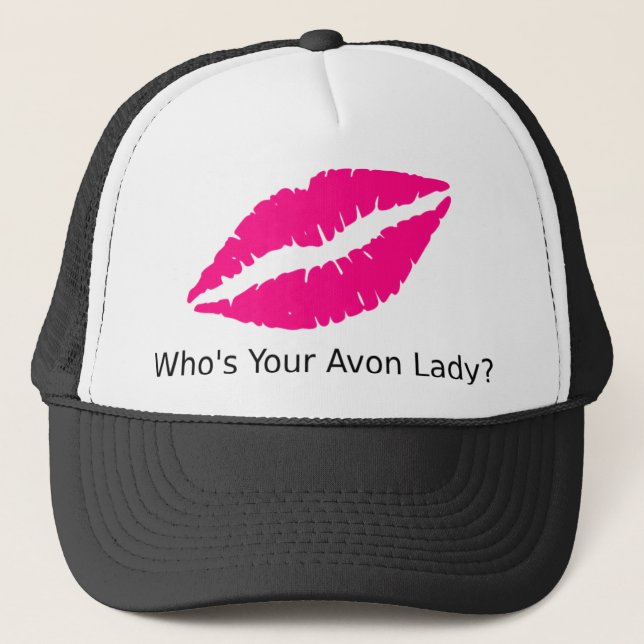 Wer Ihre Avon-Dame Lips ist Truckerkappe (Vorderseite)