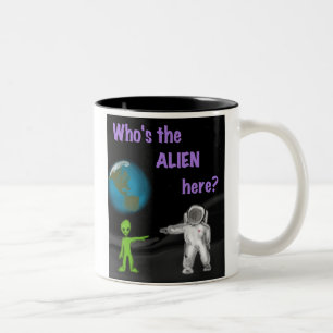 Wer ist das alien hier? Tasse