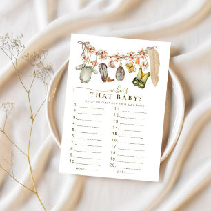 Wer ist das Baby? Rudern Sie die spannende Baby-Du