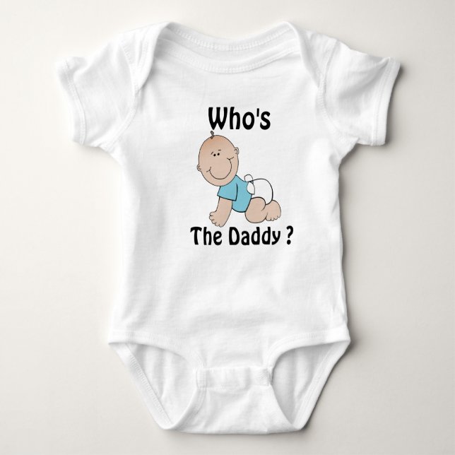 Wer ist das Daddy Baby Top? Baby Strampler (Vorderseite)