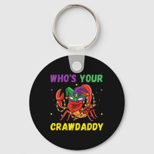 Wer ist dein Crawdaddy Crawfish Jester Perlen Lust Schlüsselanhänger