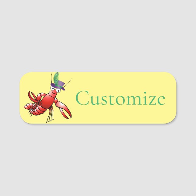 Wer ist dein Crawdaddy? Thunder_Cove Namensschild (Vorderseite)