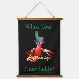 Wer ist dein Crawdaddy? Thunder_Cove Wandteppich Mit Holzrahmen