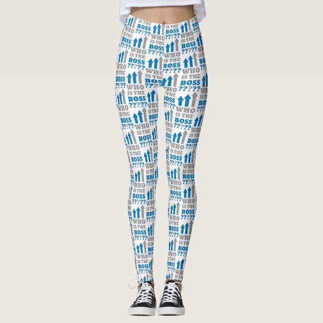 Wer ist der Chef? Leggings (Vorderseite)