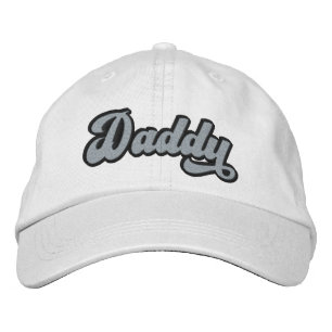 Wer ist der Daddy Bestickte Baseballkappe