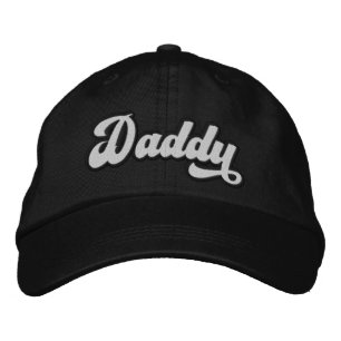Wer ist der Daddy Bestickte Baseballkappe