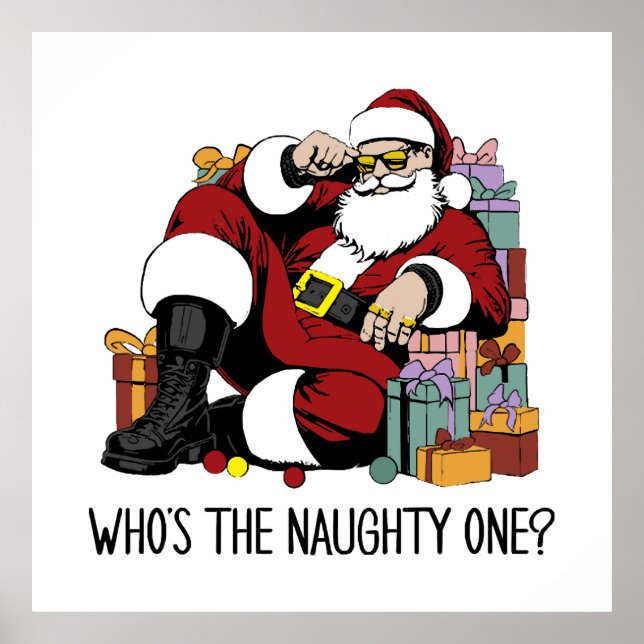 Wer ist der Naughty Poster (Vorne)