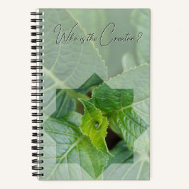"Wer ist der Schöpfer?" Notizbuch