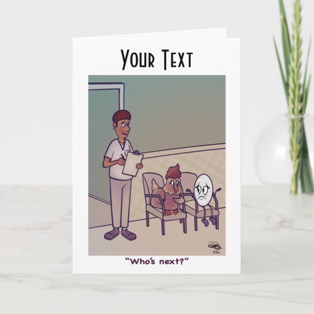 Wer ist die nächste Grußkarte Karte (Vorderseite)