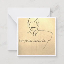 Wer ist Ihr Geburtstag? Mitteilungskarte