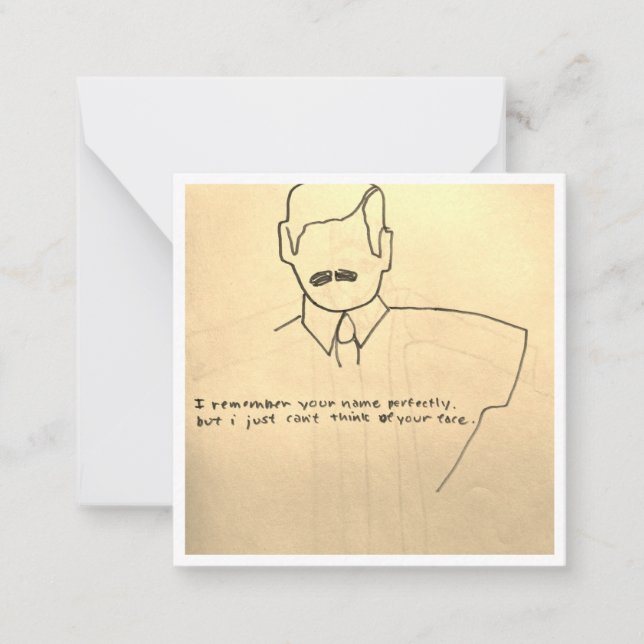 Wer ist Ihr Geburtstag? Mitteilungskarte (Vorderseite)