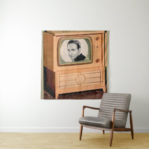 Wer ist im Fernsehen? Wandteppich
