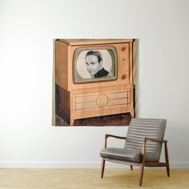 Wer ist im Fernsehen? Wandteppich (Beispiel)