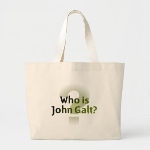 Wer ist John Galt? Jumbo Stoffbeutel