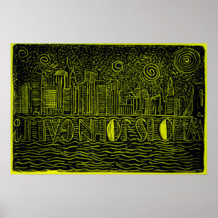 Wer ist John Galt... New York City Skyline Poster