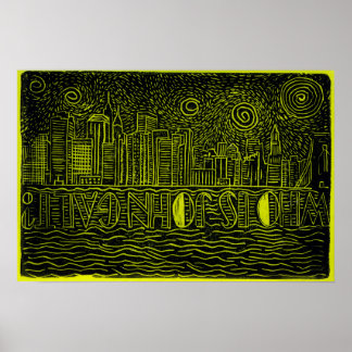 Wer ist John Galt... New York City Skyline Poster