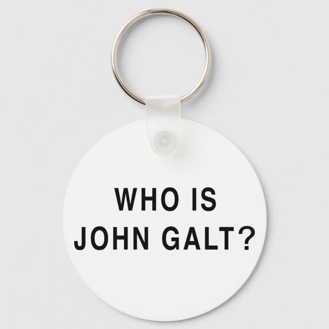 Wer ist John Galt? Schlüsselanhänger (Vorderseite)