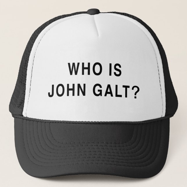 Wer ist John Galt? Truckerkappe (Vorderseite)